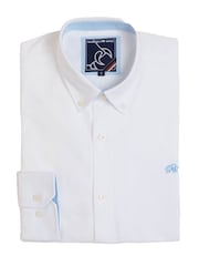 Raging Bull 100% Cotton Classic Long Sleeve Oxford Shirt - Image 5 of 7