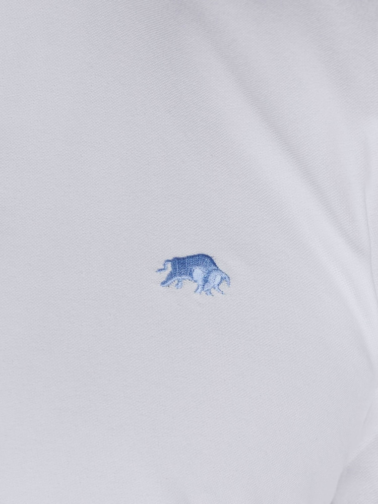Raging Bull 100% Cotton Classic Long Sleeve Oxford Shirt - Image 6 of 7