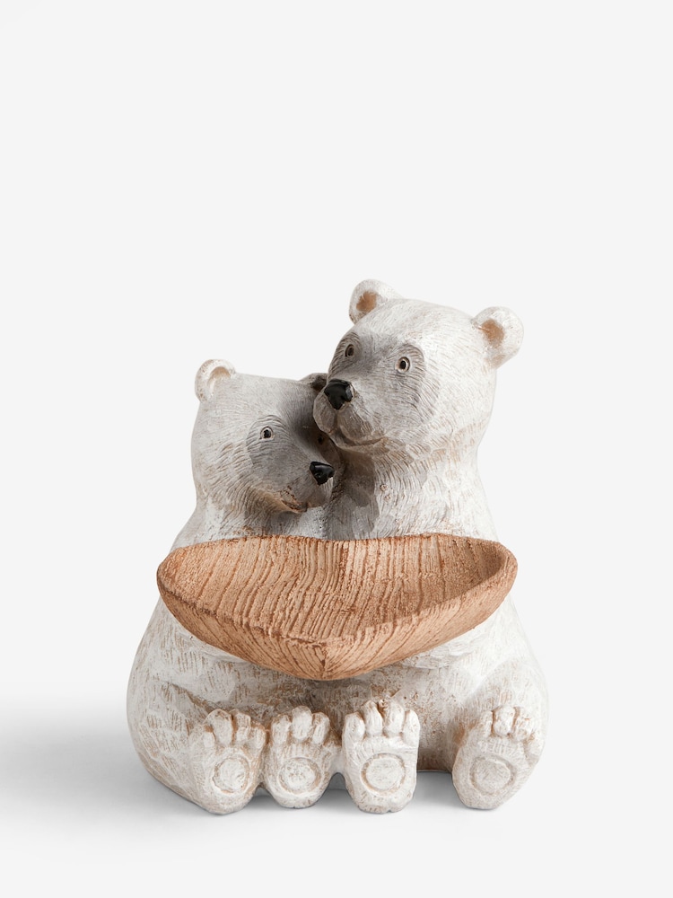 White Bertie Bear Trinket Dish - Image 2 of 3