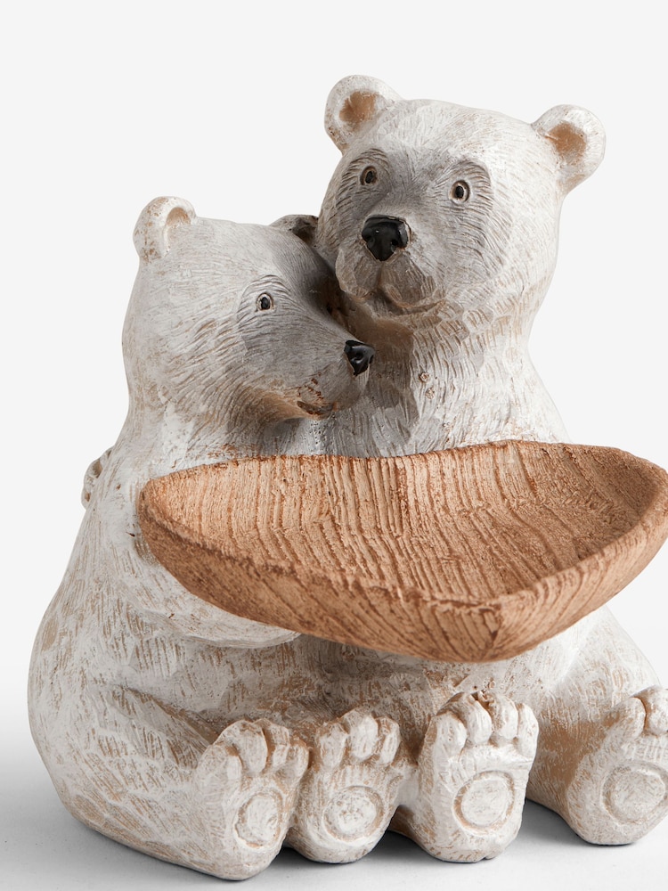 White Bertie Bear Trinket Dish - Image 3 of 3