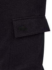 Raging Bull Black Cuffed Cargo Jogger - Image 6 of 6