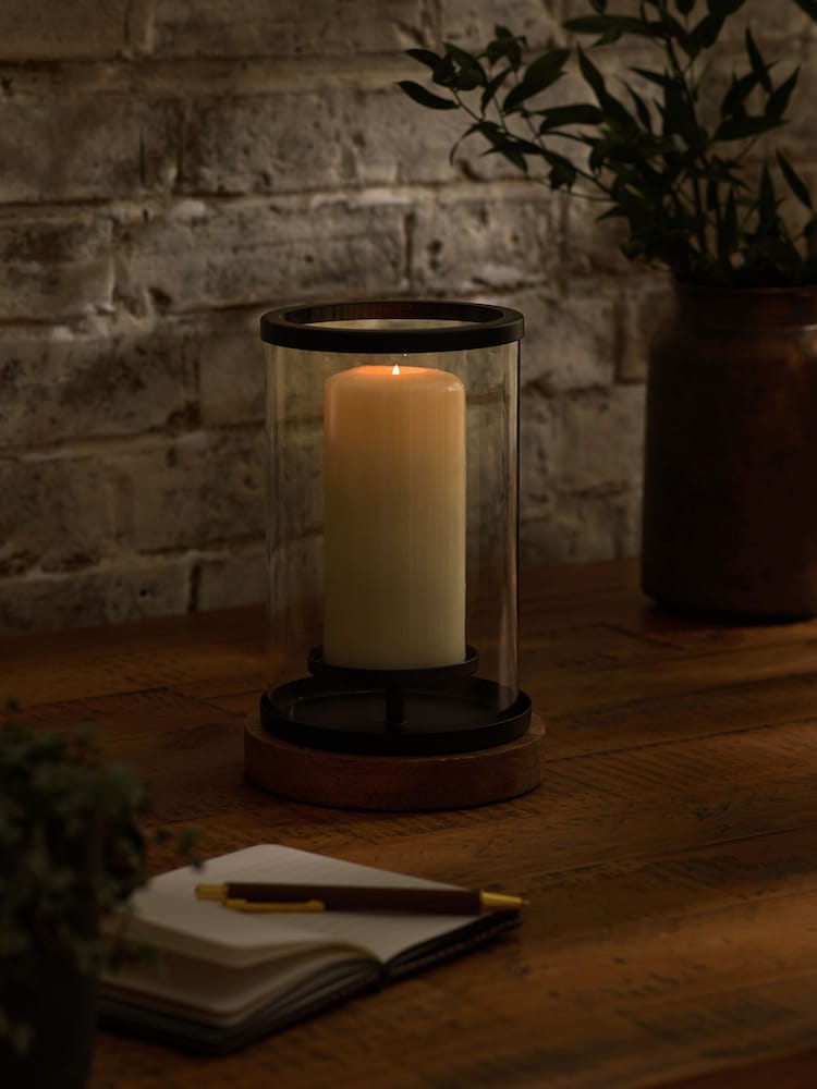 Black Bronx Hurricane Candle Holder - Image 2 of 5