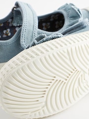 Blue Ruffle Mary Jane Shoes - Image 4 of 5