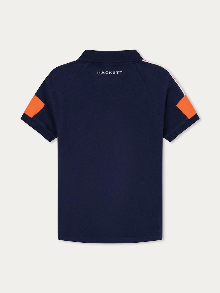 Hackett London Kids Aston Martin Polo Shirt - Image 2 of 2