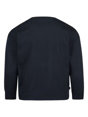 Schwarz - Converse Langärmeliges T-Shirt mit Logo​​​​​​​ - Bild 2 von 4