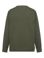 Khakigrün - Converse Langärmeliges T-Shirt mit Logo​​​​​​​ - Bild 2 von 4