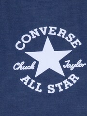 Marineblau - Converse Langärmeliges T-Shirt mit Logo​​​​​​​ - Bild 3 von 4
