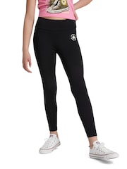 Schwarz - Converse Chuck Leggings mit hohem Bund - Bild 2 von 9