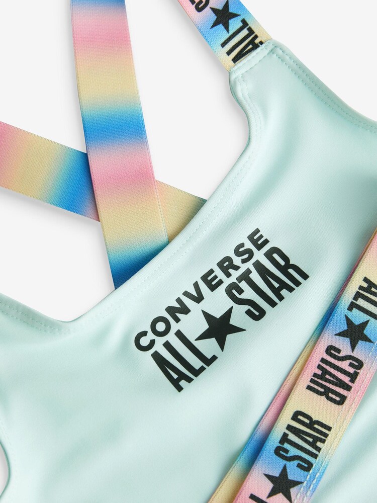Vert à la menthe - Bikini à logo Converse Tape - Image 3 de 3