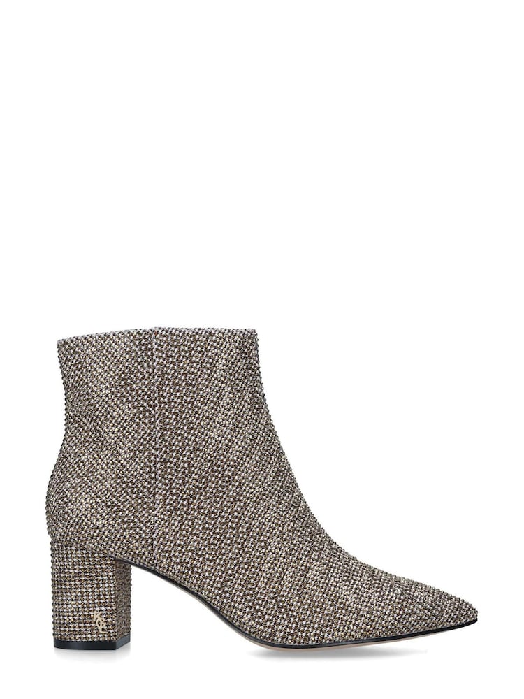 Kurt Geiger London Cream Burlington Ankle Boots - Image 1 of 5 Kurt Geiger London Cream Burlington Ankle Boots - Image 1 of 5
