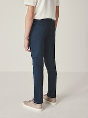 French Navy Blue Skinny Fit Stretch Chino Trousers (3-17yrs) - Image 2 of 5