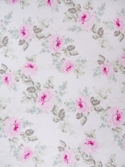 Shabby Chic by Rachel Ashwell® Royal Bouquet Pink Slot Header Lined Curtains - Image 4 of 5