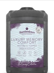Slumberdown White Memory Comfort 6cm Mattress Topper - Image 5 of 6