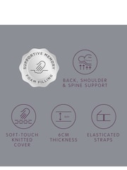 Slumberdown White Memory Comfort 6cm Mattress Topper - Image 6 of 6
