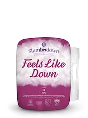Slumberdown Feels Like Down White 15 Tog Duvet - Image 5 of 5