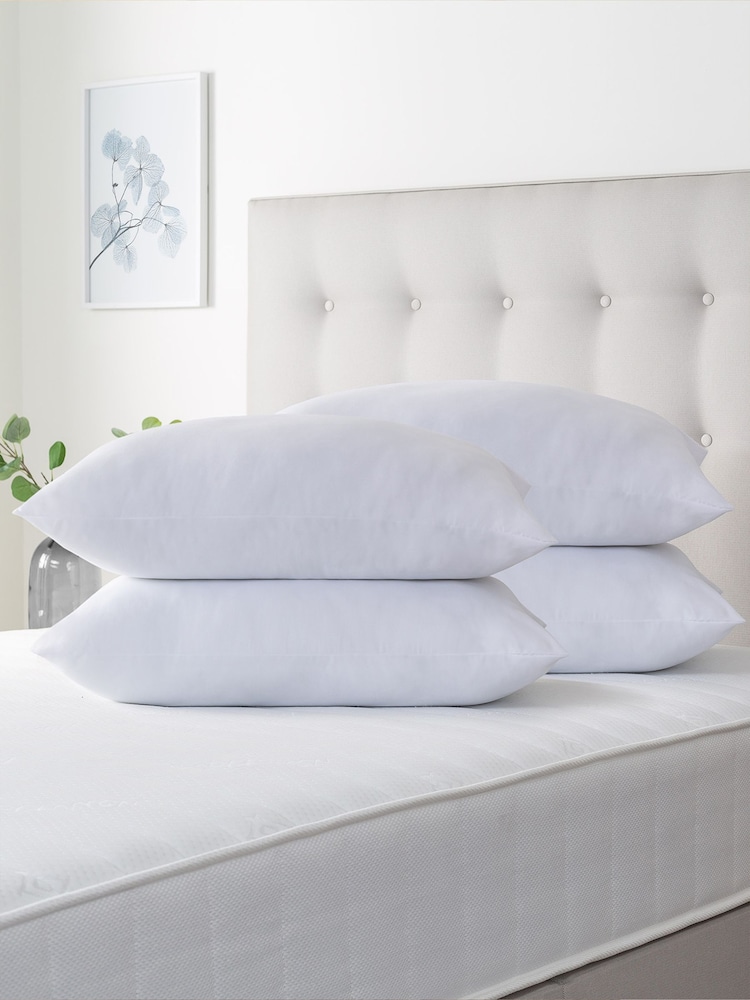 Slumberdown Cosy Nights White Pillows 4 Pack - Image 1 of 4