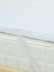 Slumberdown White Airstream Memory Cool Mattress Topper - Image 2 of 5