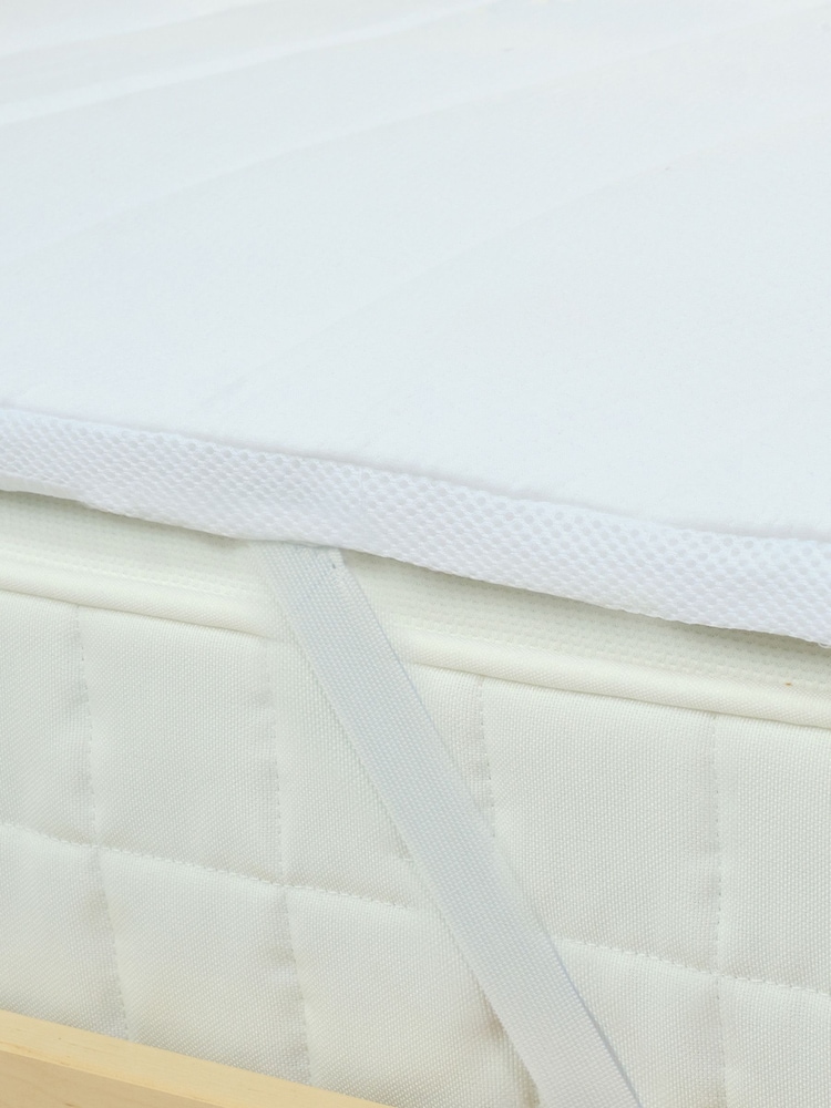 Slumberdown White Airstream Memory Cool Mattress Topper - Image 2 of 5