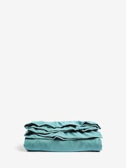 Shabby Chic by Rachel Ashwell® Aqua Blue Maisie Velvet Throw - Image 3 of 3