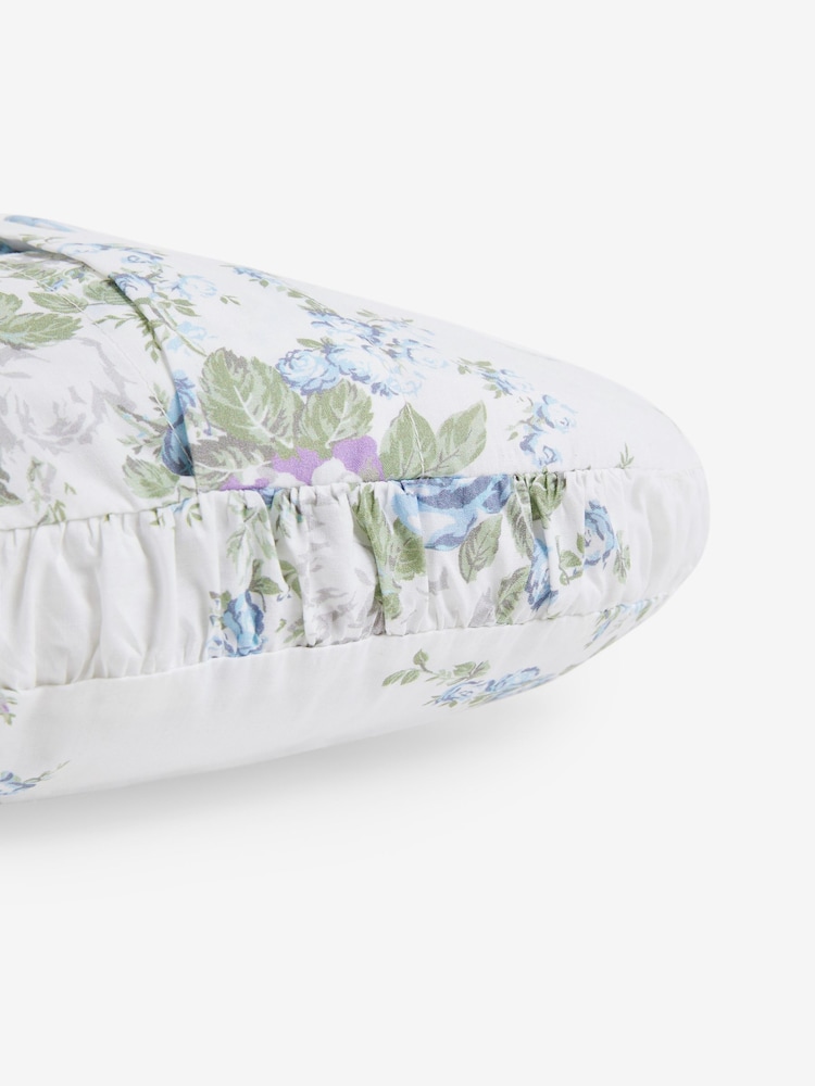 Shabby Chic by Rachel Ashwell® Rose Blossom Aqua Heart Cushion - Image 4 of 4