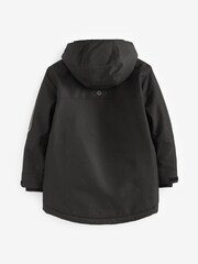 Black Premium Waterproof Warm Wadded Parka (3-17yrs) - Image 2 of 6