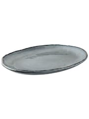 Dutch Rose Blue Oval Dish 40x28cm - Image 2 of 3
