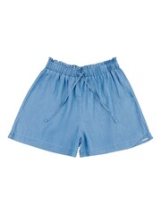 U.S. Polo Assn. Womens Blue Chambray Shorts - Image 5 of 6