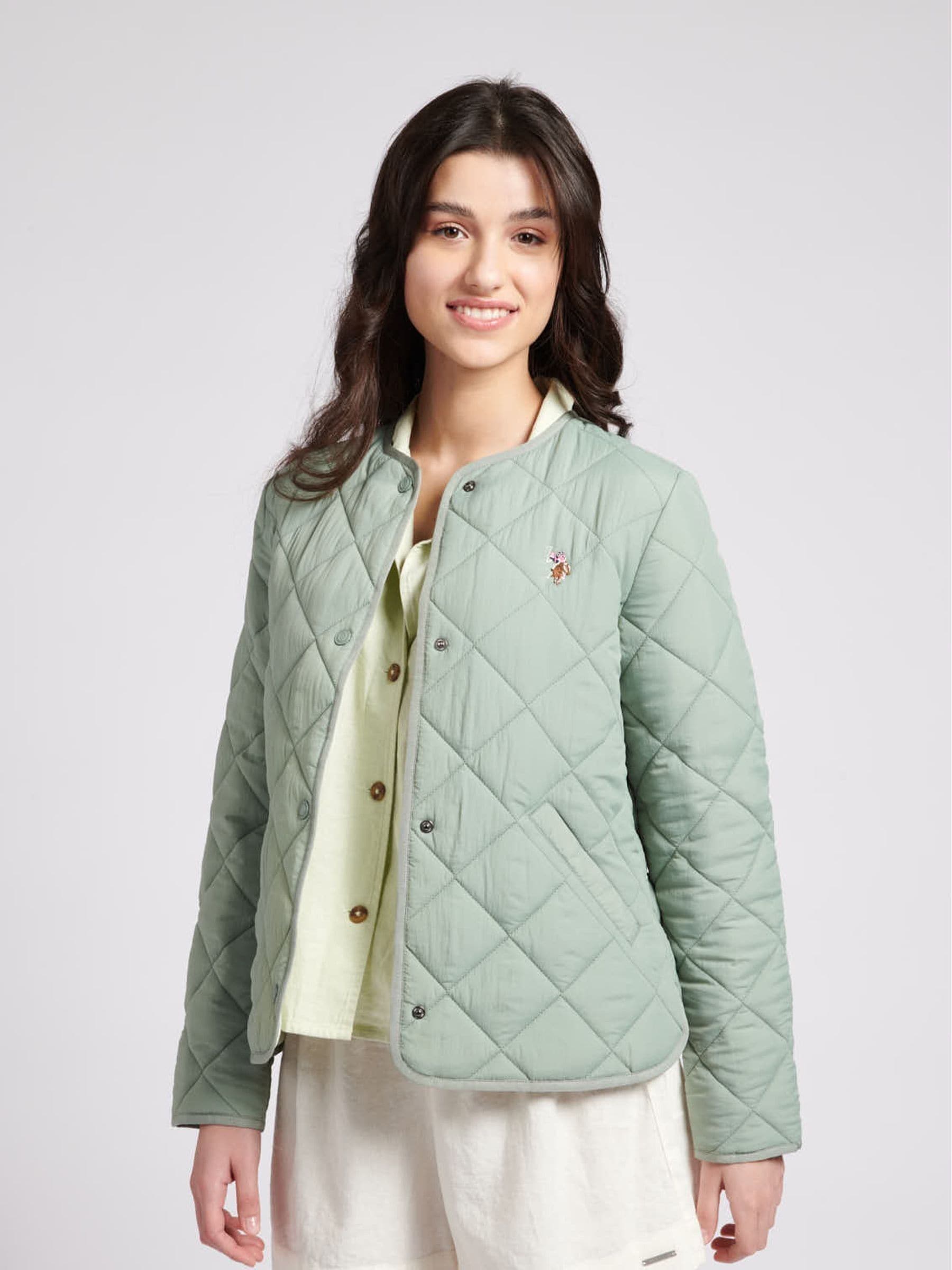 Polo quilted jacket womens shop