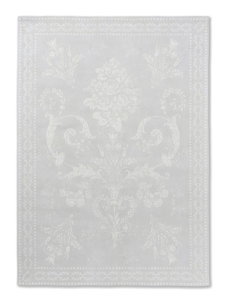 Laura Ashley Grey Josette 100% Cotton Rug - Image 2 of 2