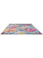 Laura Ashley Blue Tulips Rug - Image 3 of 4