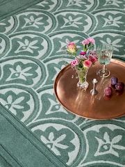 Laura Ashley Green Catarina Wool Rug - Image 1 of 4