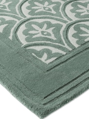 Laura Ashley Green Catarina Wool Rug - Image 4 of 4