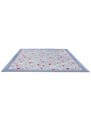 Laura Ashley Blue Porchester Indoor Outdoor Rug - Image 3 of 4