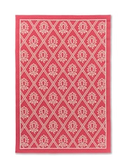 Laura Ashley Red Porchester Indoor Outdoor Rug - Image 2 of 4