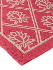 Laura Ashley Red Porchester Indoor Outdoor Rug - Image 4 of 4