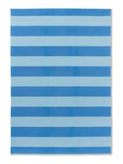 Laura Ashley Blue Lille Indoor Outdoor Rug - Image 2 of 3