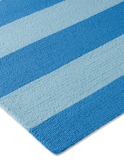 Laura Ashley Blue Lille Indoor Outdoor Rug - Image 3 of 3