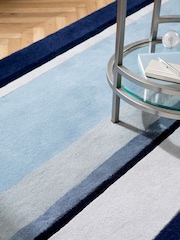 Laura Ashley Blue Eaton Wool Rug - Image 1 of 4