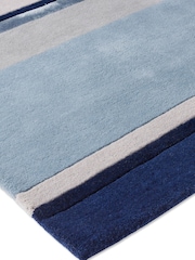 Laura Ashley Blue Eaton Wool Rug - Image 4 of 4