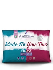 Slumberdown 2 Made For You White Pillows 2 Peice - Image 4 of 5