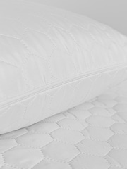 Slumberdown Teflon White Pillows 2 Pack - Image 1 of 4