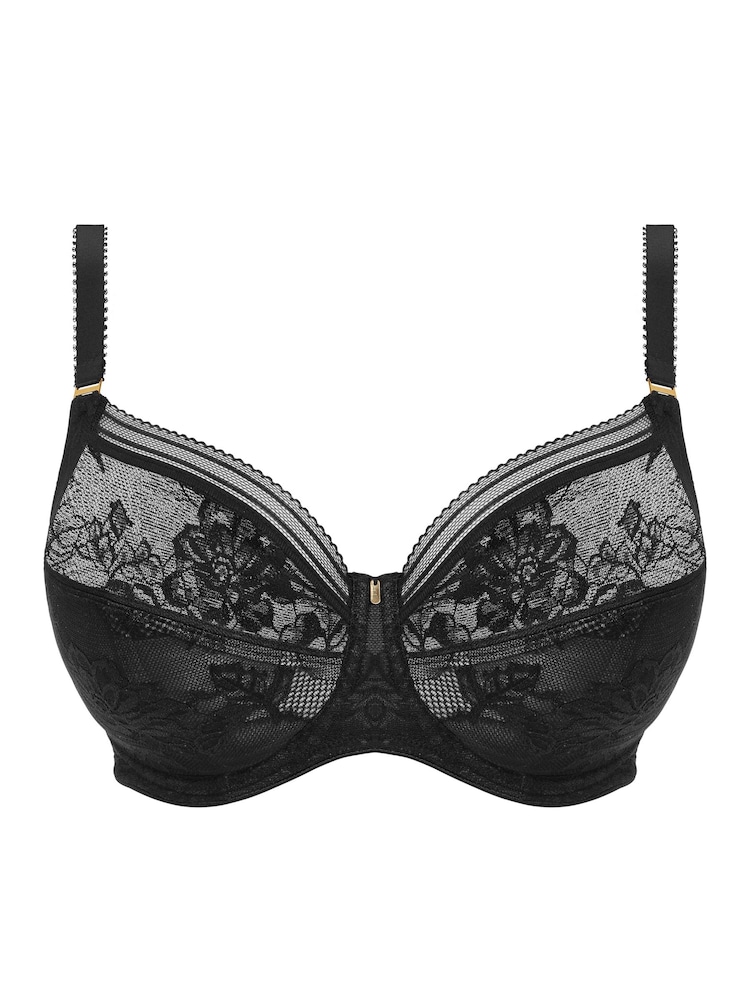 Fantasie Black Full Cup Non Padded Fusion Lace Underwire Bra - Image 3 of 3 Fantasie Black Full Cup Non Padded Fusion Lace Underwire Bra - Image 3 of 3