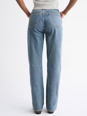 Abercrombie & Fitch Blue 90s Relaxed Tinted Curvy Denim Jeans - Image 2 of 7