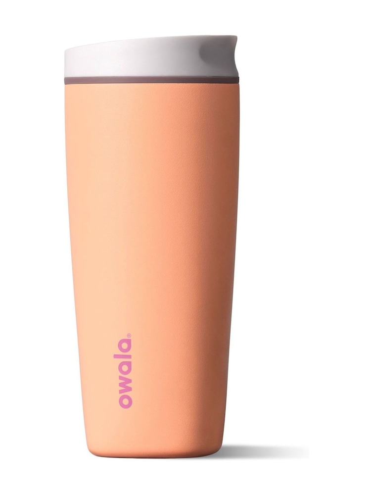 owala Peachy Keen SmoothSip® Slider 20oz Coffee Tumbler - Image 1 of 5 owala Peachy Keen SmoothSip® Slider 20oz Coffee Tumbler - Image 1 of 5
