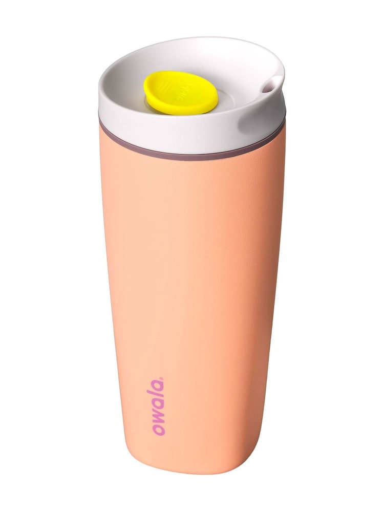 owala Peachy Keen SmoothSip® Slider 20oz Coffee Tumbler - Image 2 of 5 owala Peachy Keen SmoothSip® Slider 20oz Coffee Tumbler - Image 2 of 5