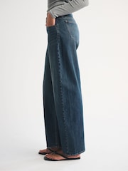 Abercrombie & Fitch High Rise Barrel Denim Jeans - Imaginea 3 din 6
