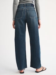 Abercrombie & Fitch High Rise Barrel Denim Jeans - Imaginea 4 din 6