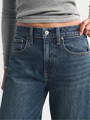 Abercrombie & Fitch High Rise Barrel Denim Jeans - Imaginea 5 din 6