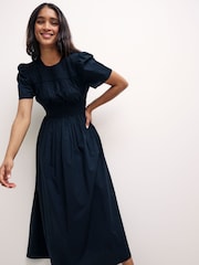 Nobody's Child Black Midi Natalia Dress - Image 3 of 4
