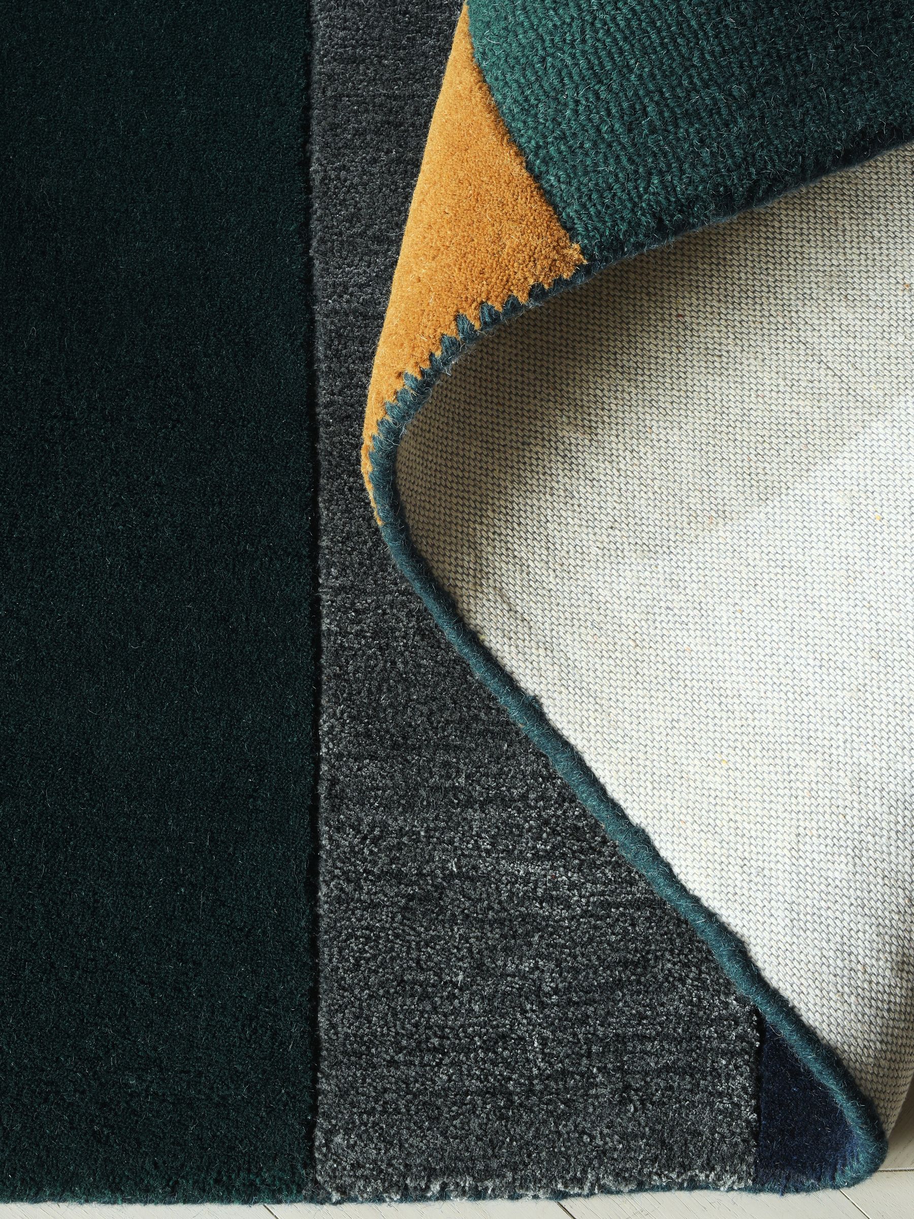 Buy Navy Blue Retro Shapes Rug from the Next UK online shop